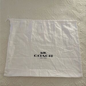 COACH White Dust Bag